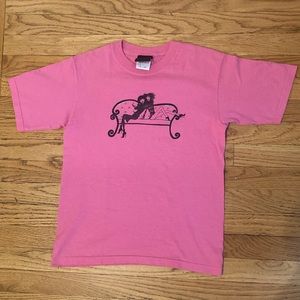 Anna Sui Small Pink Graphic T Shirt